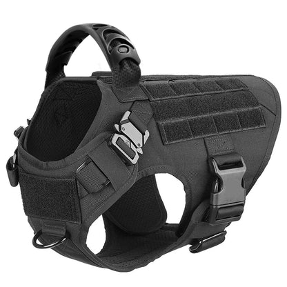 Large Dog Harness with Molle Pouches for Training - Smarsty