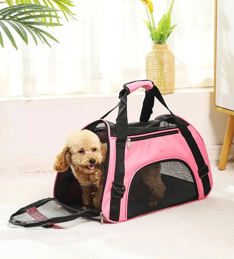 Breathable Portable Dog Carrier Bag for Travel - Smarsty