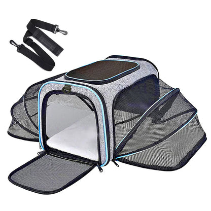 Foldable Pet Carrier Bag for Small Dogs and Cats - Smarsty