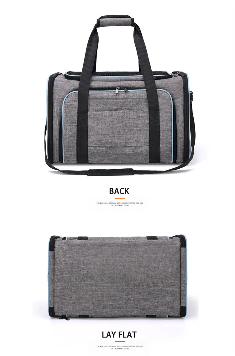 Foldable Pet Carrier Bag for Small Dogs and Cats - Smarsty