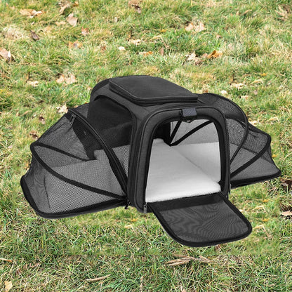 Foldable Pet Carrier Bag for Small Dogs and Cats - Smarsty