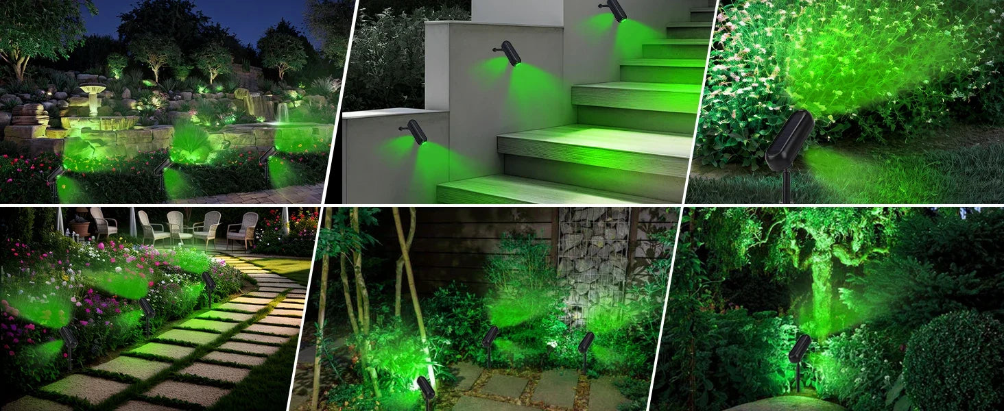 Solar LED Wall Light for Garden Pathway Illumination - Smarsty