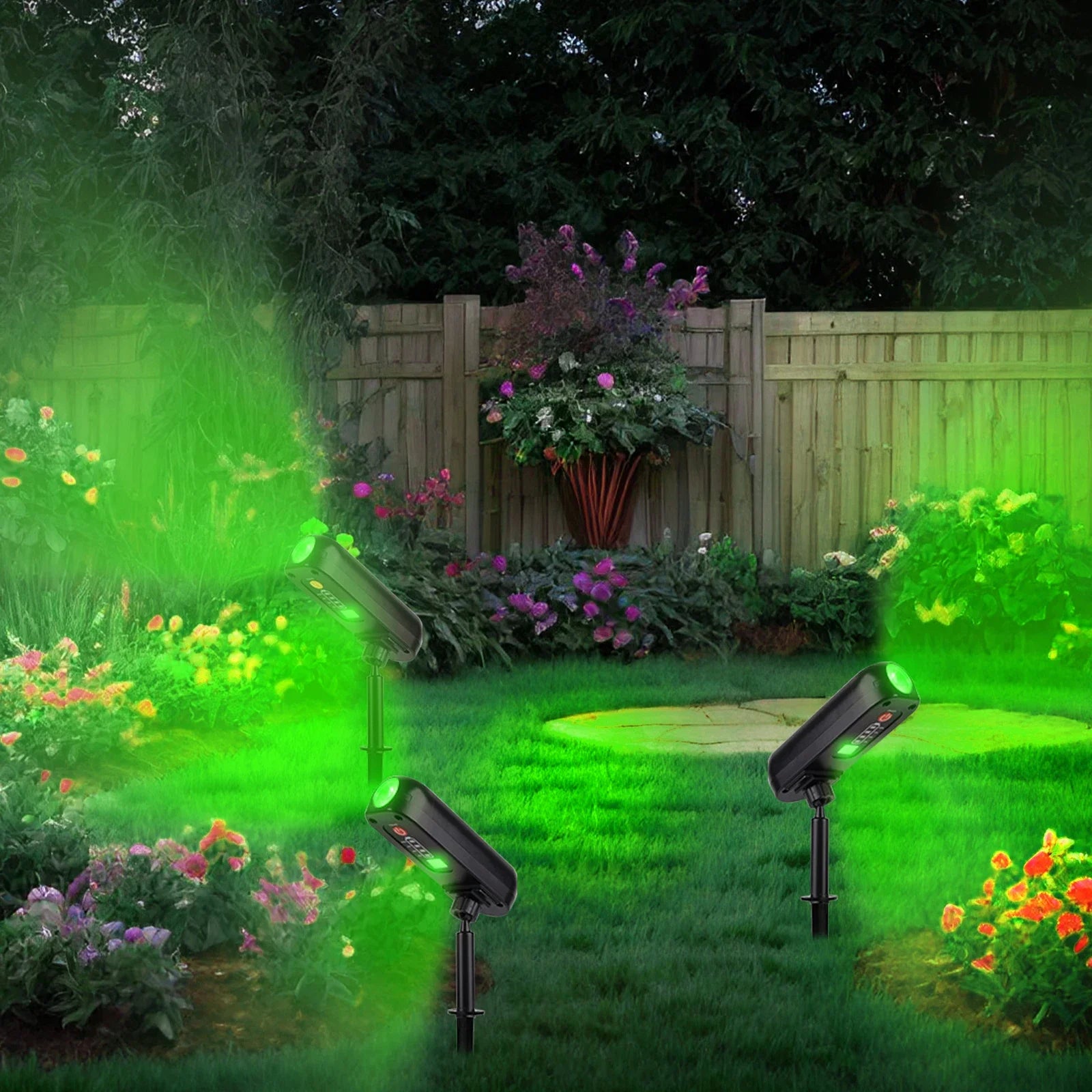 Solar LED Wall Light for Garden Pathway Illumination - Smarsty