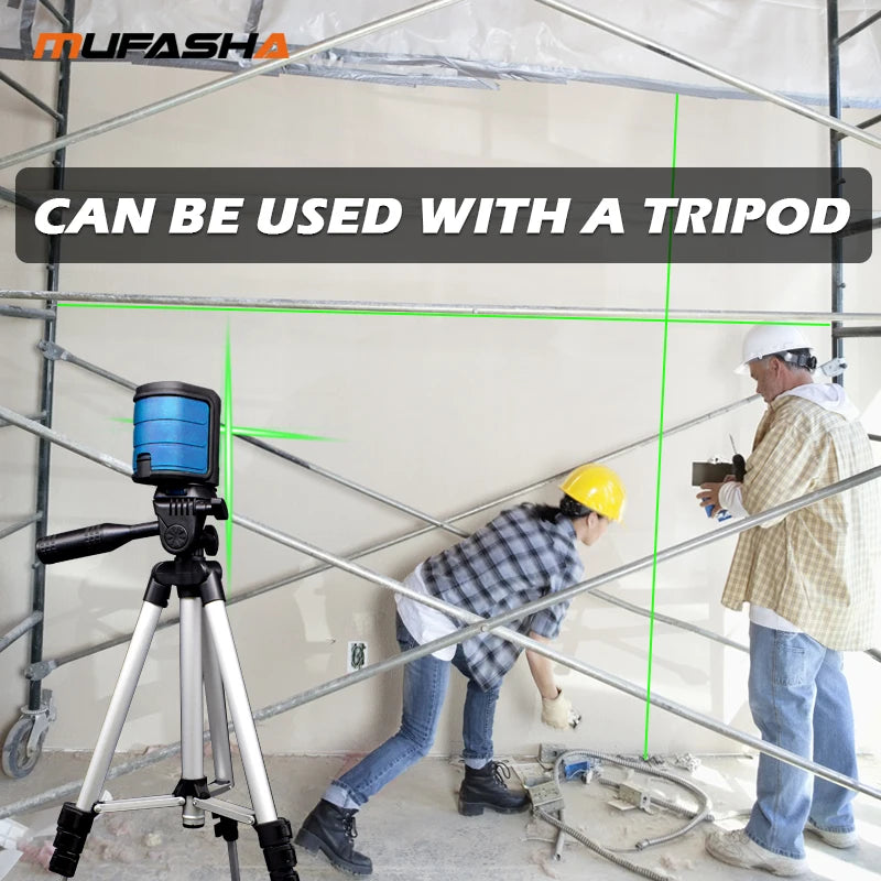 MUFASHA Mini Laser Level with Green Beams for Precision Measurements - Smarsty