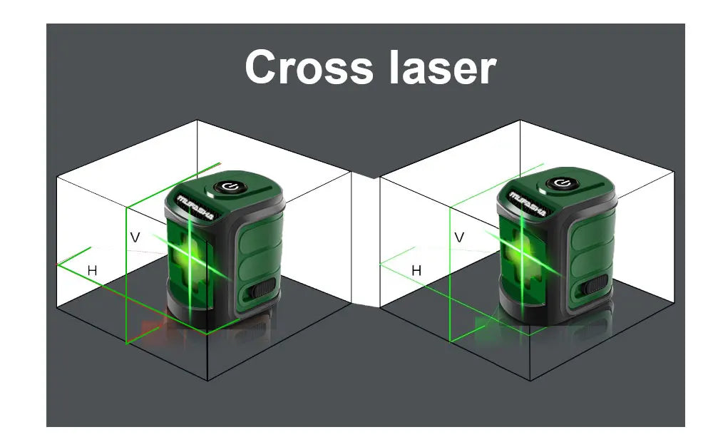 MUFASHA Mini Laser Level with Green Beams for Precision Measurements - Smarsty
