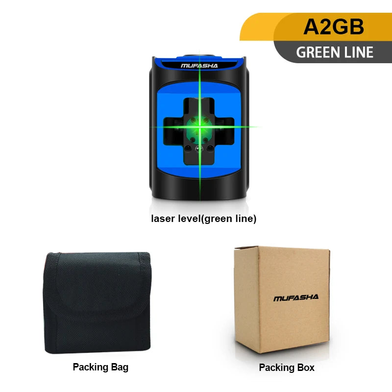 MUFASHA Mini Laser Level with Green Beams for Precision Measurements - Smarsty