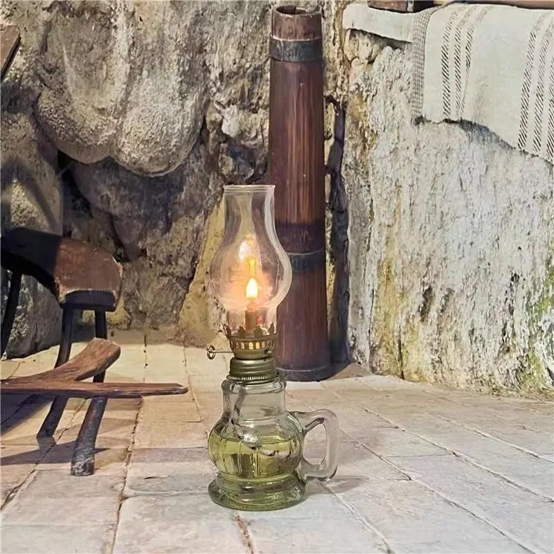 Mini Glass Oil Lamp for Elegant Home Decor - Smarsty