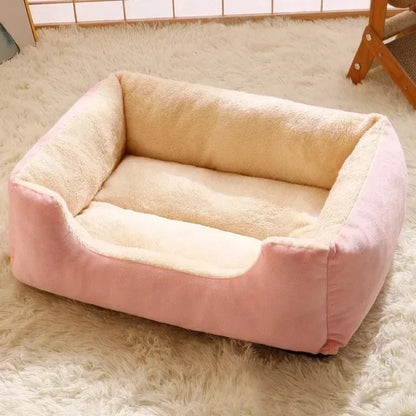 Breathable Plush Cat Bed with Cozy Cushion - Smarsty