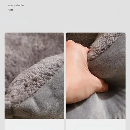 Breathable Plush Cat Bed with Cozy Cushion - Smarsty