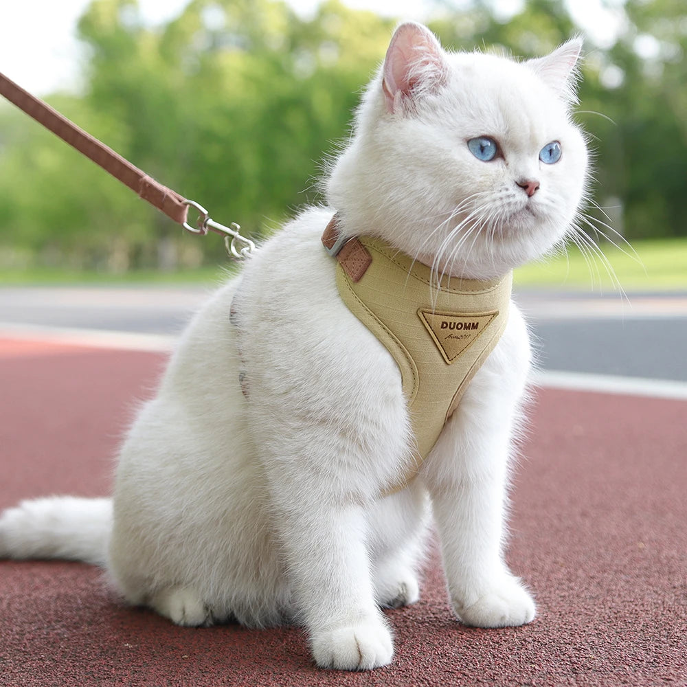 Breathable Pet Harness and Leash Set for Small Dogs and Cats - Smarsty