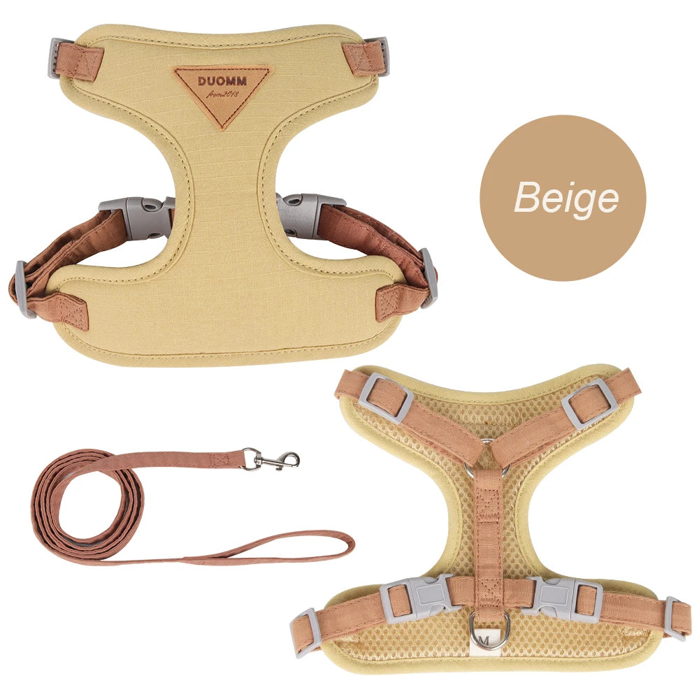 Breathable Pet Harness and Leash Set for Small Dogs and Cats - Smarsty