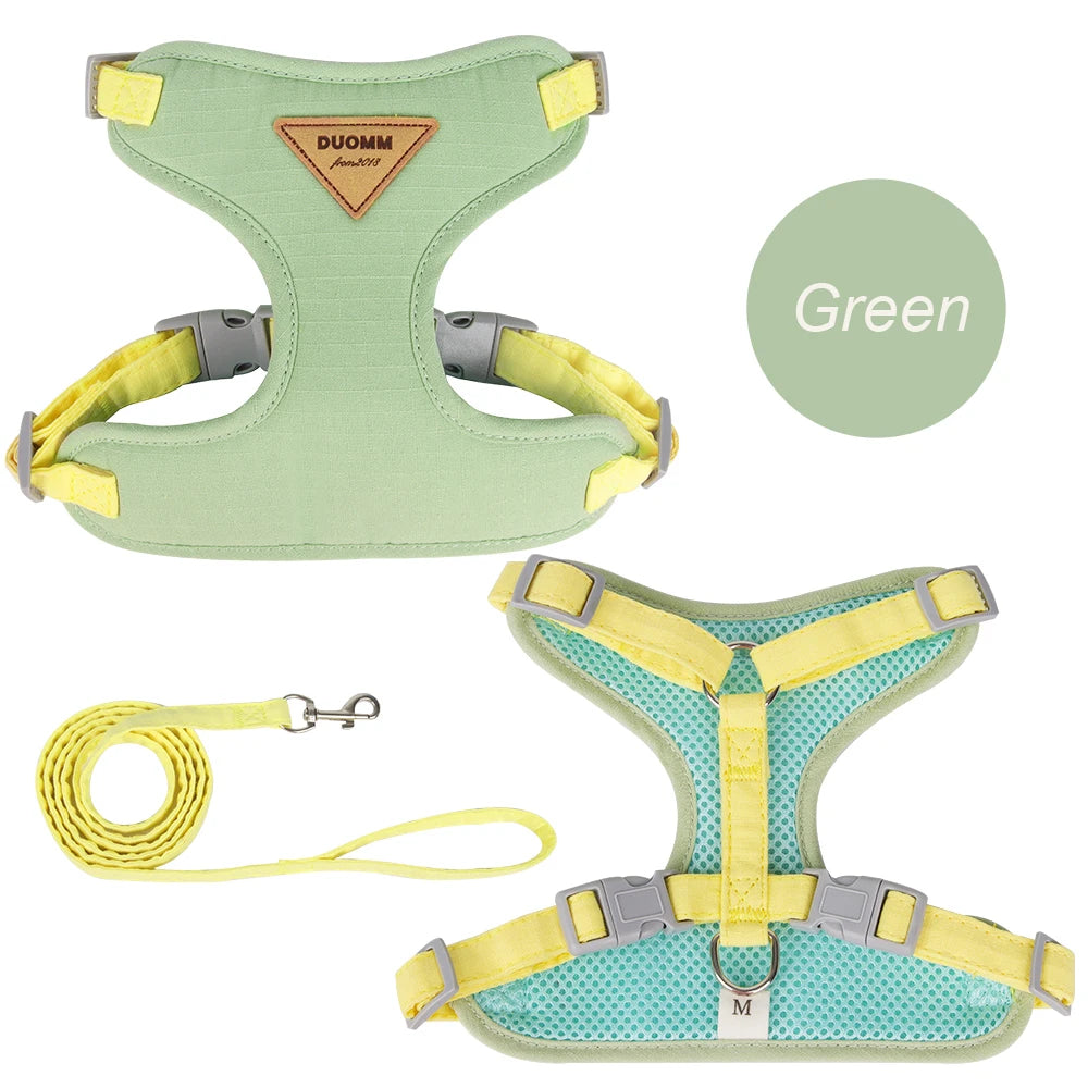 Breathable Pet Harness and Leash Set for Small Dogs and Cats - Smarsty