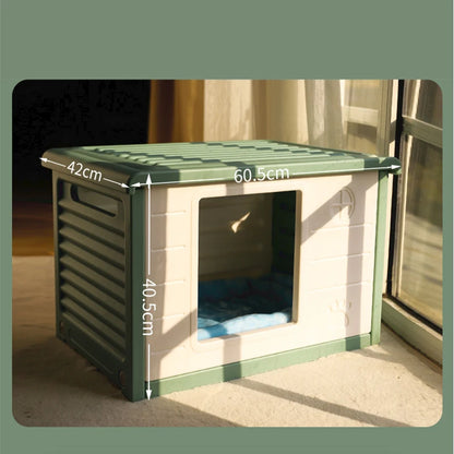 Rainproof Cat House for Outdoor Comfort and Shelter - Smarsty