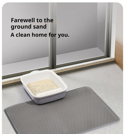 Waterproof Cat Litter Mat Double Layer Non-Slip Design - Smarsty