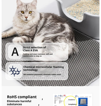 Waterproof Cat Litter Mat Double Layer Non-Slip Design - Smarsty