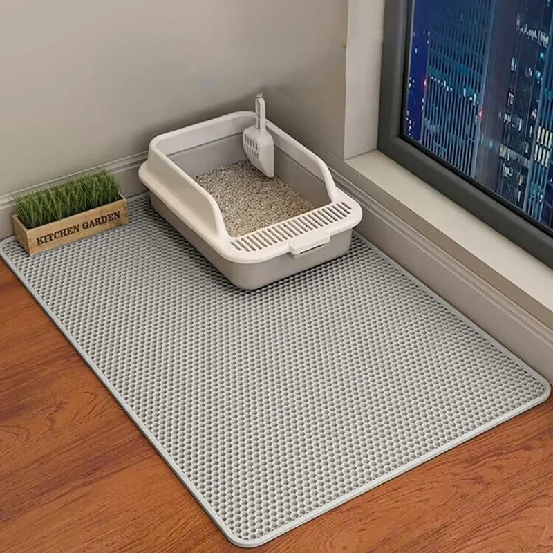 Waterproof Cat Litter Mat Double Layer Non-Slip Design - Smarsty
