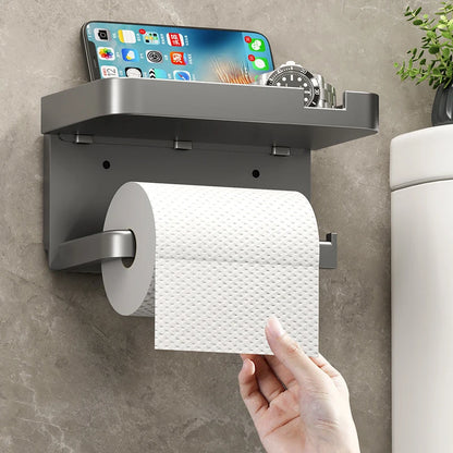 Versatile Plastic Storage Rack for Toilet Paper and Towels - Smarsty