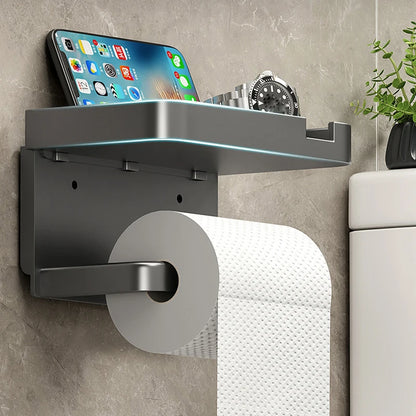 Versatile Plastic Storage Rack for Toilet Paper and Towels - Smarsty