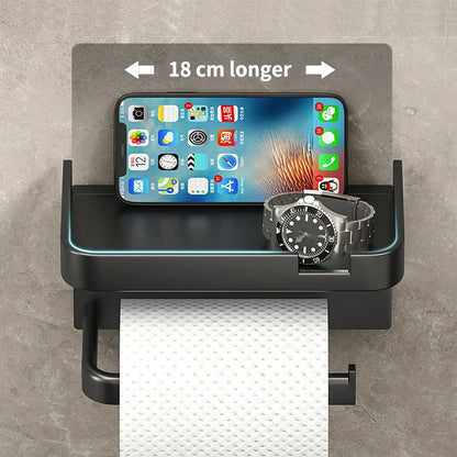 Versatile Plastic Storage Rack for Toilet Paper and Towels - Smarsty