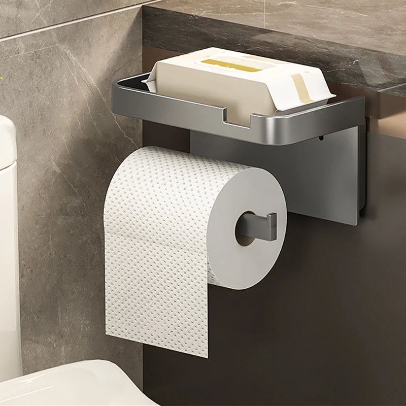 Versatile Plastic Storage Rack for Toilet Paper and Towels - Smarsty