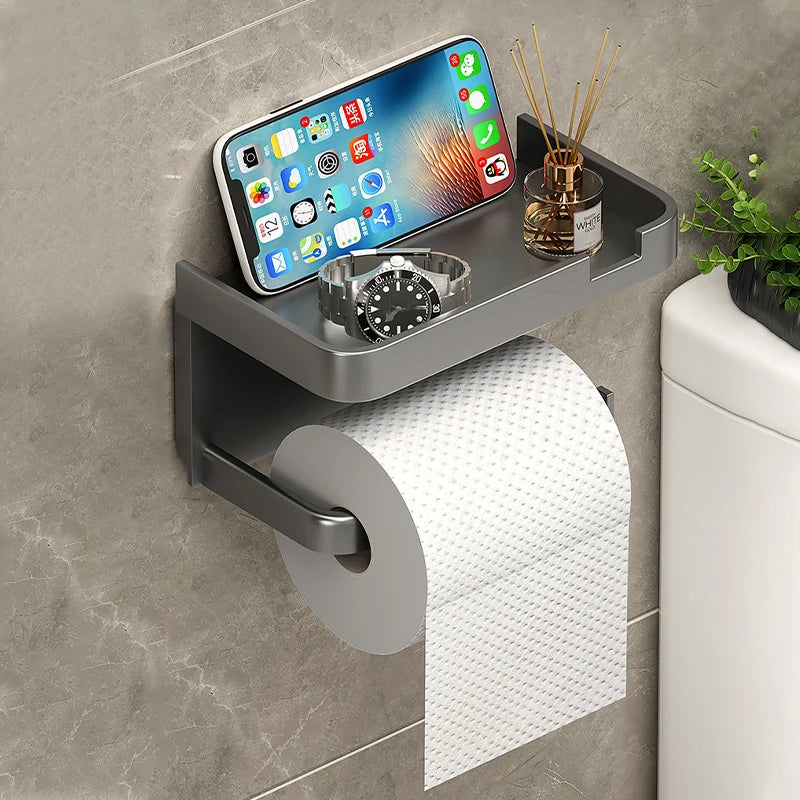 Versatile Plastic Storage Rack for Toilet Paper and Towels - Smarsty
