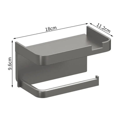 Versatile Plastic Storage Rack for Toilet Paper and Towels - Smarsty