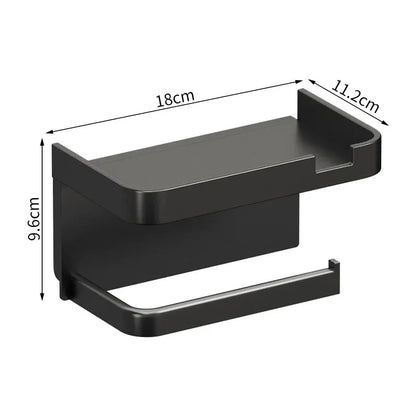 Versatile Plastic Storage Rack for Toilet Paper and Towels - Smarsty