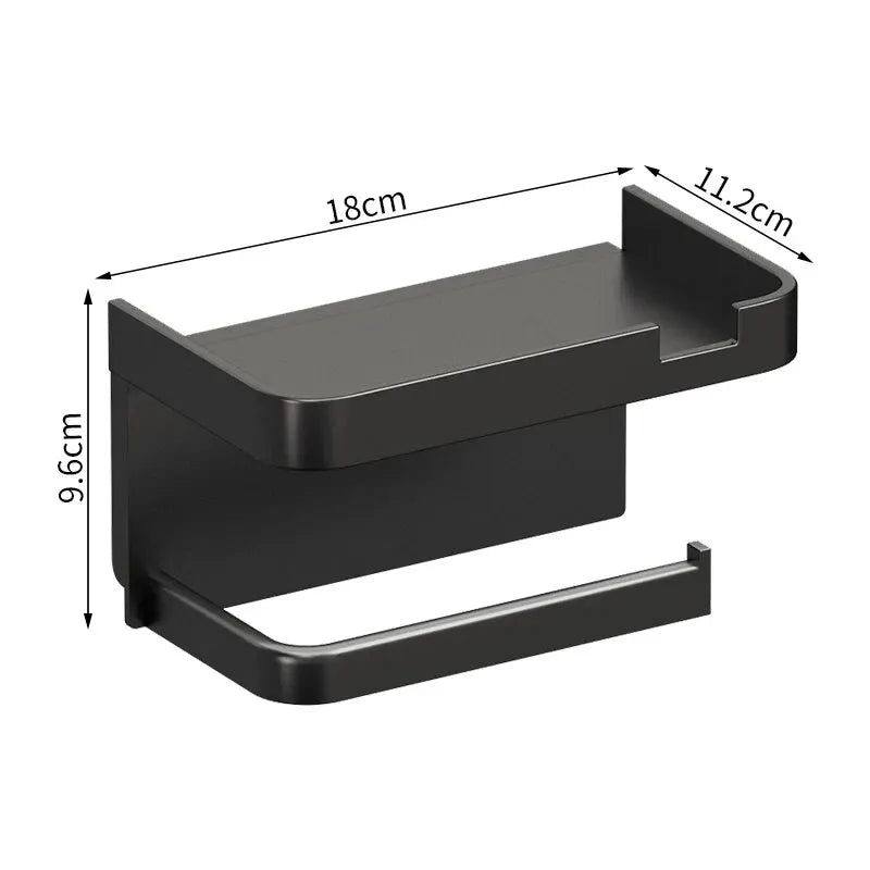Versatile Plastic Storage Rack for Toilet Paper and Towels - Smarsty