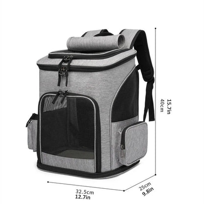 Breathable Large Capacity Cat Carrier Backpack - Smarsty
