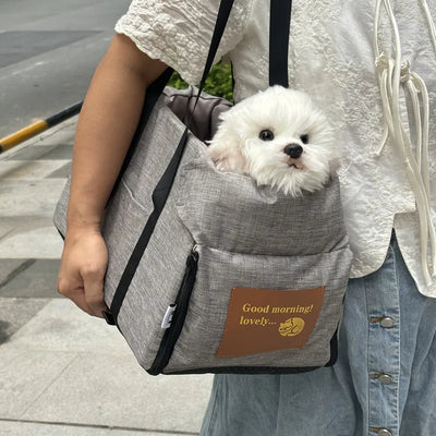 Portable Dog Car Seat Bed for Safe Travel - Smarsty