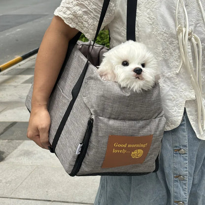 Portable Dog Car Seat Bed for Safe Travel - Smarsty
