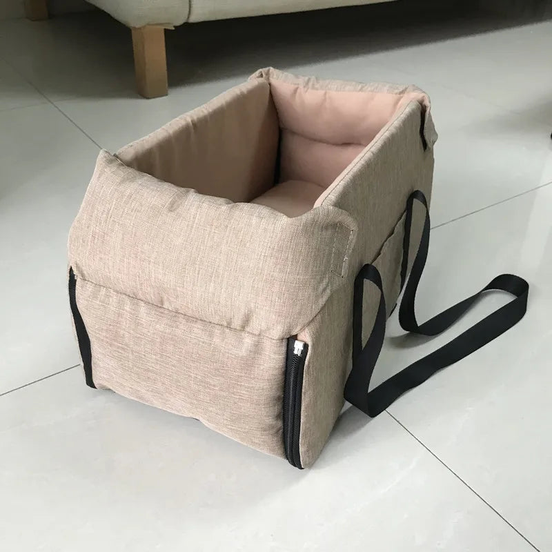 Portable Dog Car Seat Bed for Safe Travel - Smarsty