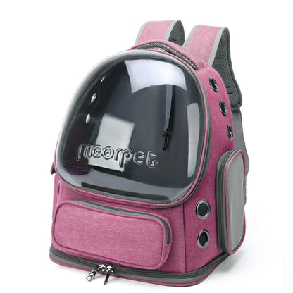 Transparent Cat Carrier Backpack for Outdoor Travel - Smarsty