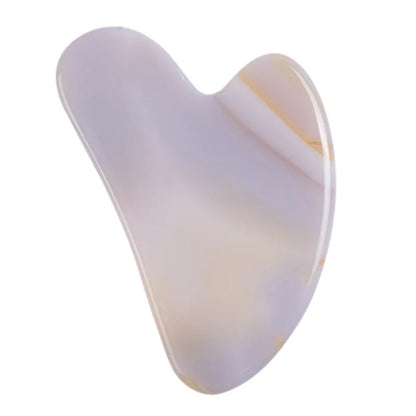 Rose Quartz Gua Sha Facial Massage Tool for Lifting and Firming - Smarsty