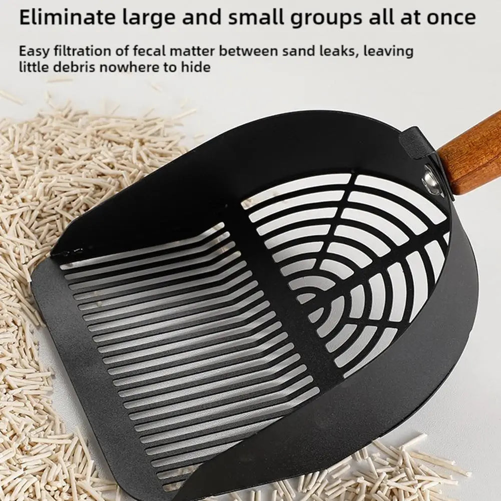 Long Handle Steel Cat Litter Scoop for Easy Cleaning - Smarsty