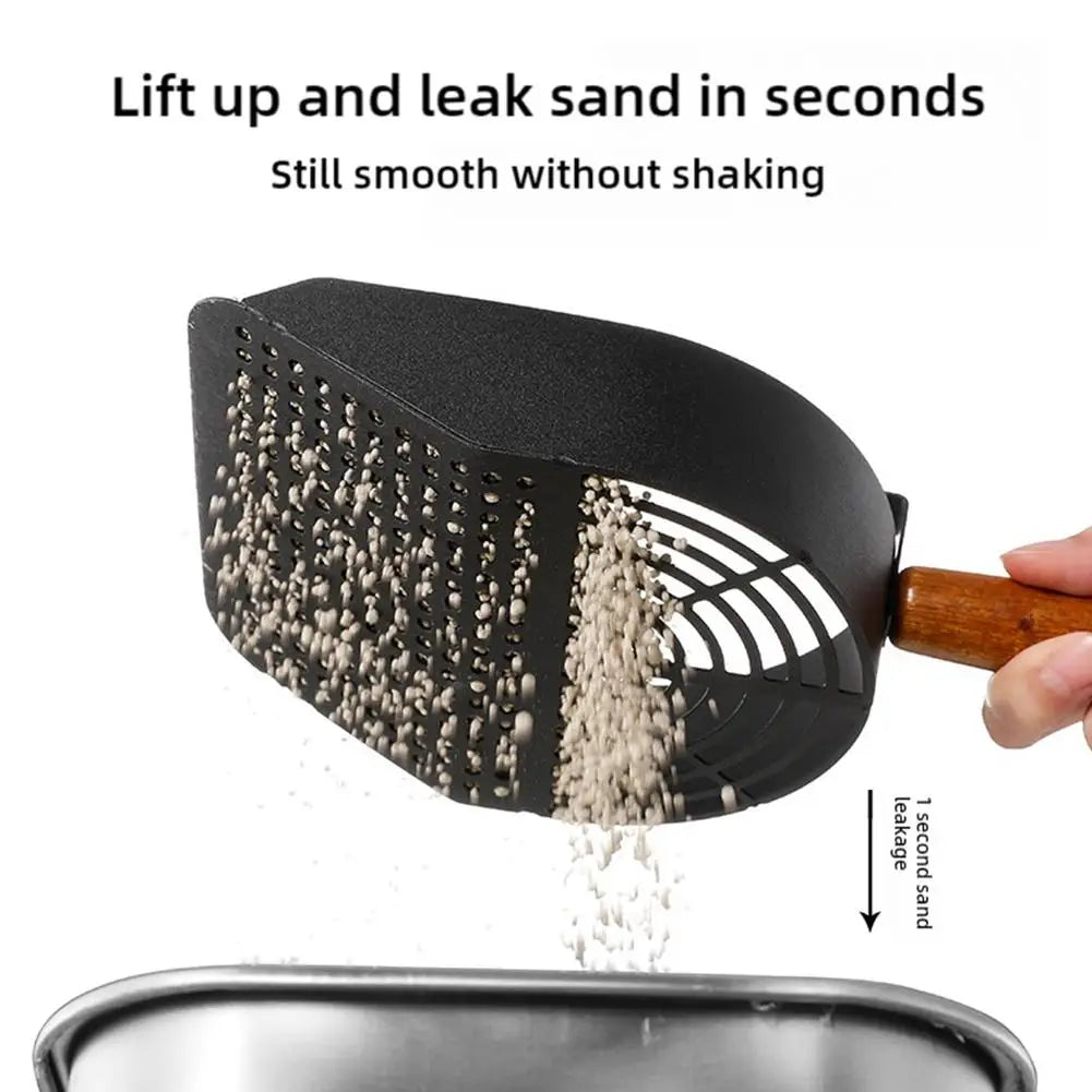 Long Handle Steel Cat Litter Scoop for Easy Cleaning - Smarsty