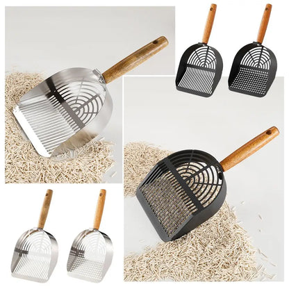 Long Handle Steel Cat Litter Scoop for Easy Cleaning - Smarsty