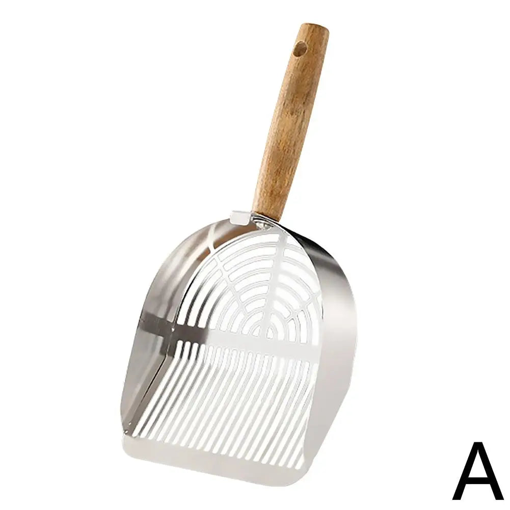 Long Handle Steel Cat Litter Scoop for Easy Cleaning - Smarsty