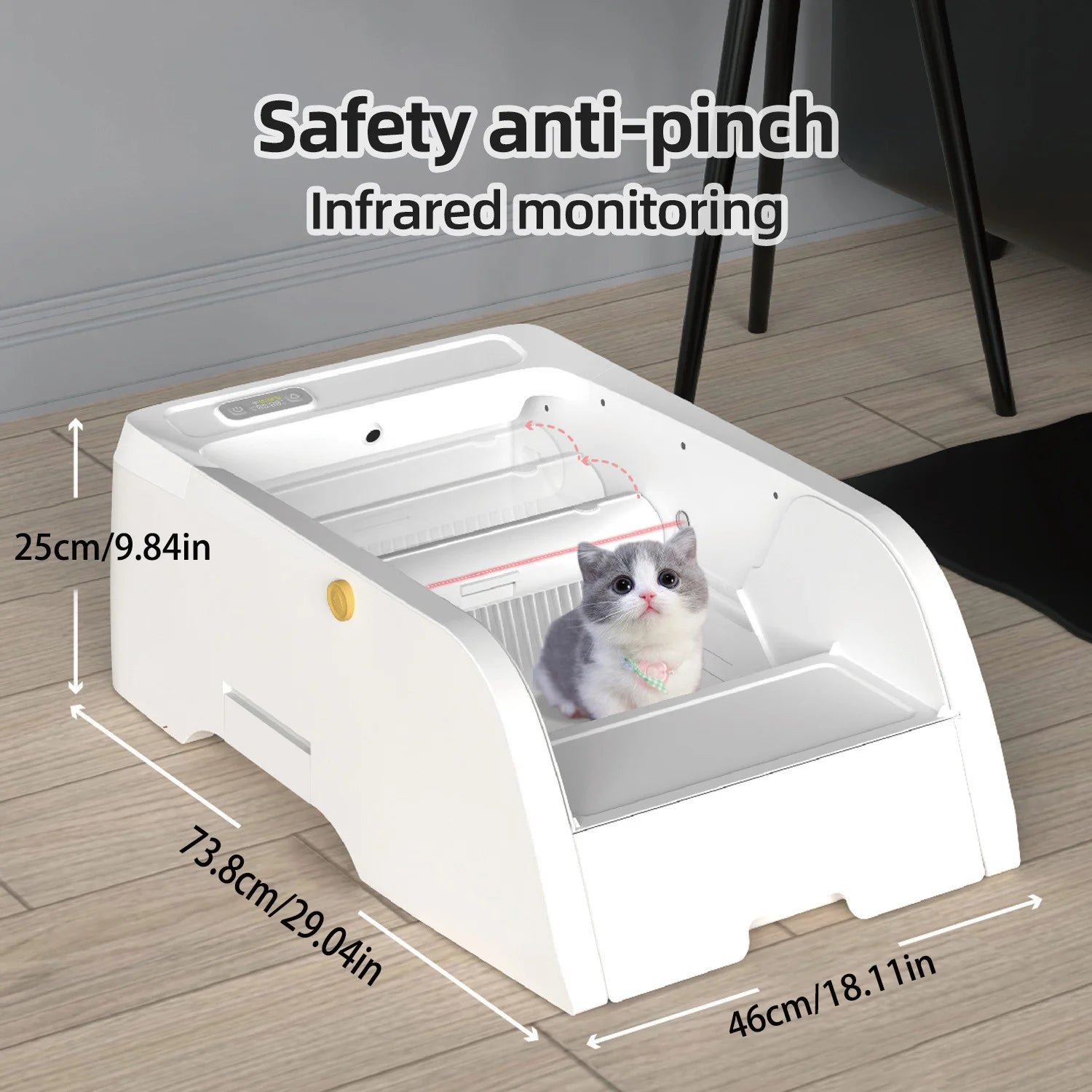 Automatic Cat Litter Box with Sterilization and Deodorization - Smarsty