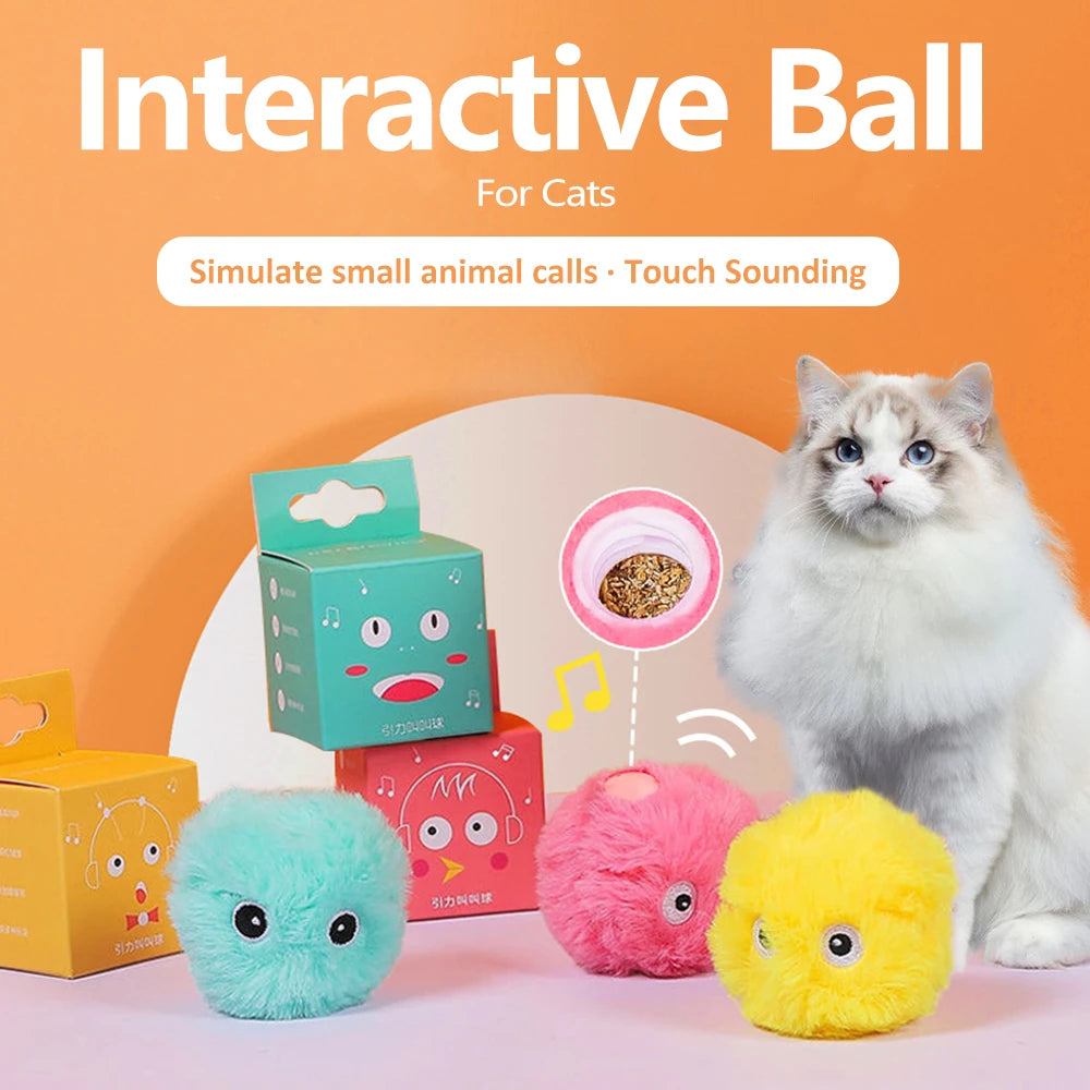 Interactive Sound Balls for Cats Plush and Soft - Smarsty