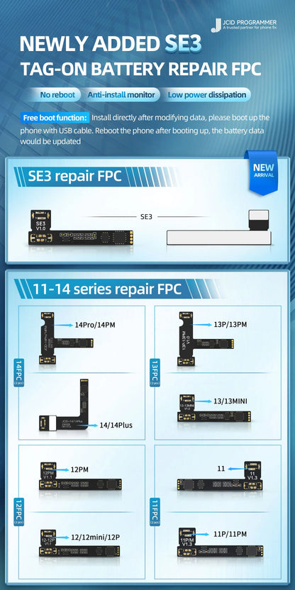 JC V1SE Battery Repair Flex Cable for iPhone Models - Smarsty