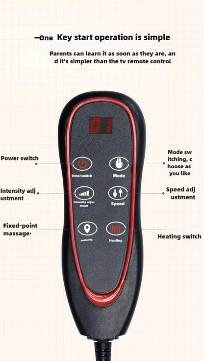 Electric Full Body Massage Mattress With Heating Comfort - Smarsty