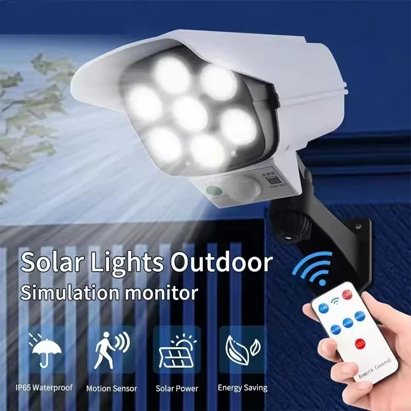 Waterproof Solar LED Wall Light with Remote Control - Smarsty