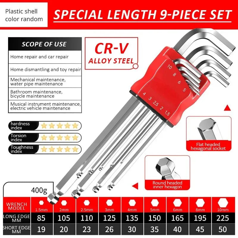 High Strength Hex Wrench Set for Precision Tasks - Smarsty