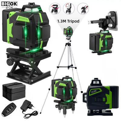 Professional Self-Leveling Green Laser Level 16 Lines - Smarsty
