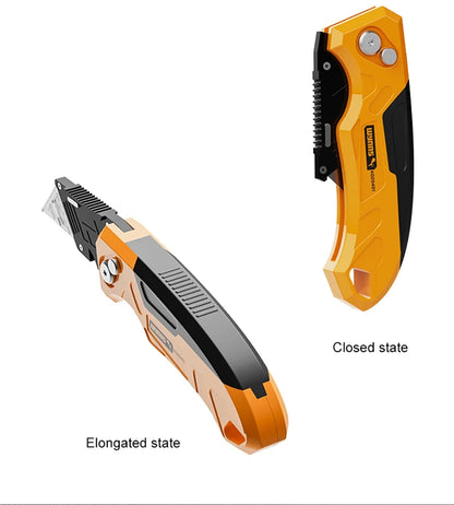 WYNNS Heavy Duty Folding Utility Knife with Quick Change Blades - Smarsty