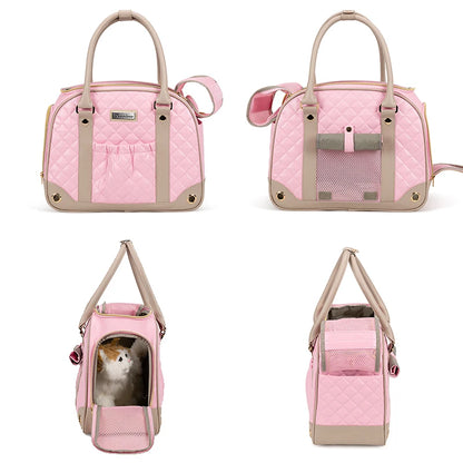 Breathable Pet Carrier Handbag for Small Dogs and Cats - Smarsty