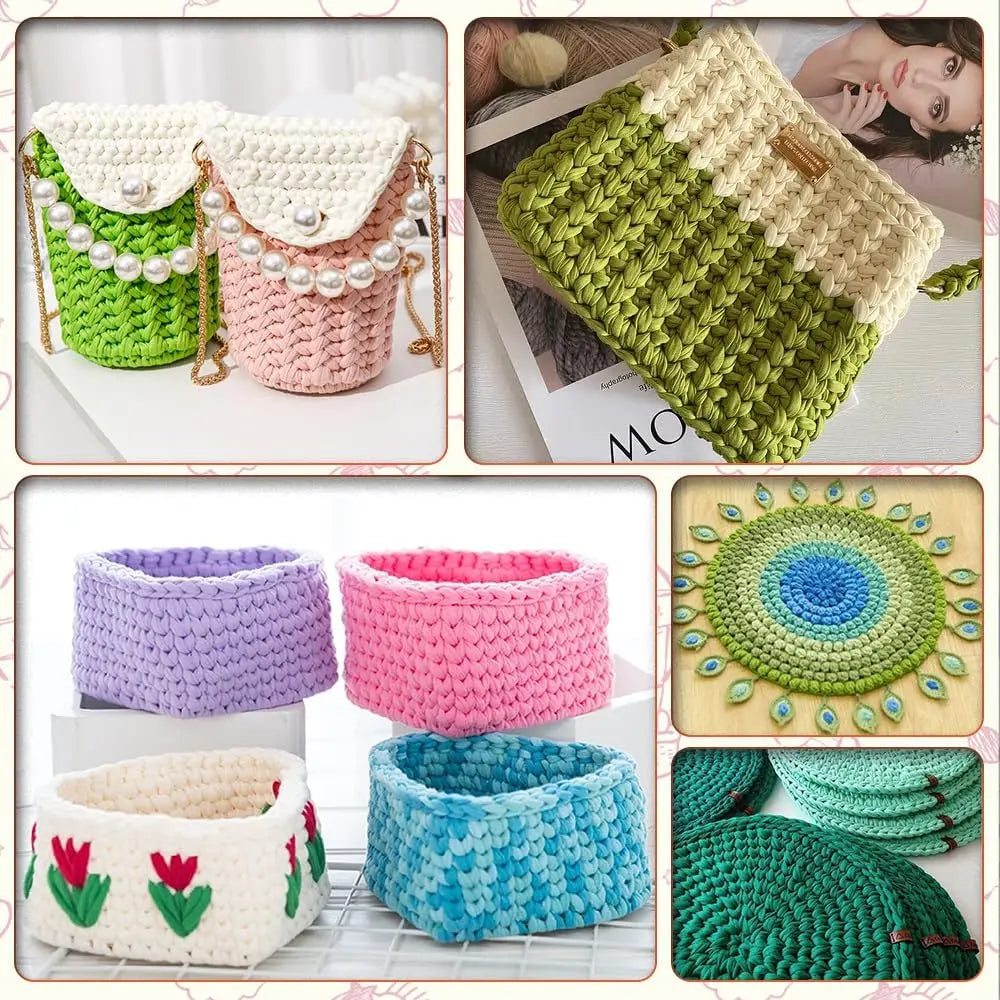 Thick Knitting Yarn for DIY Projects and Crafts - Smarsty