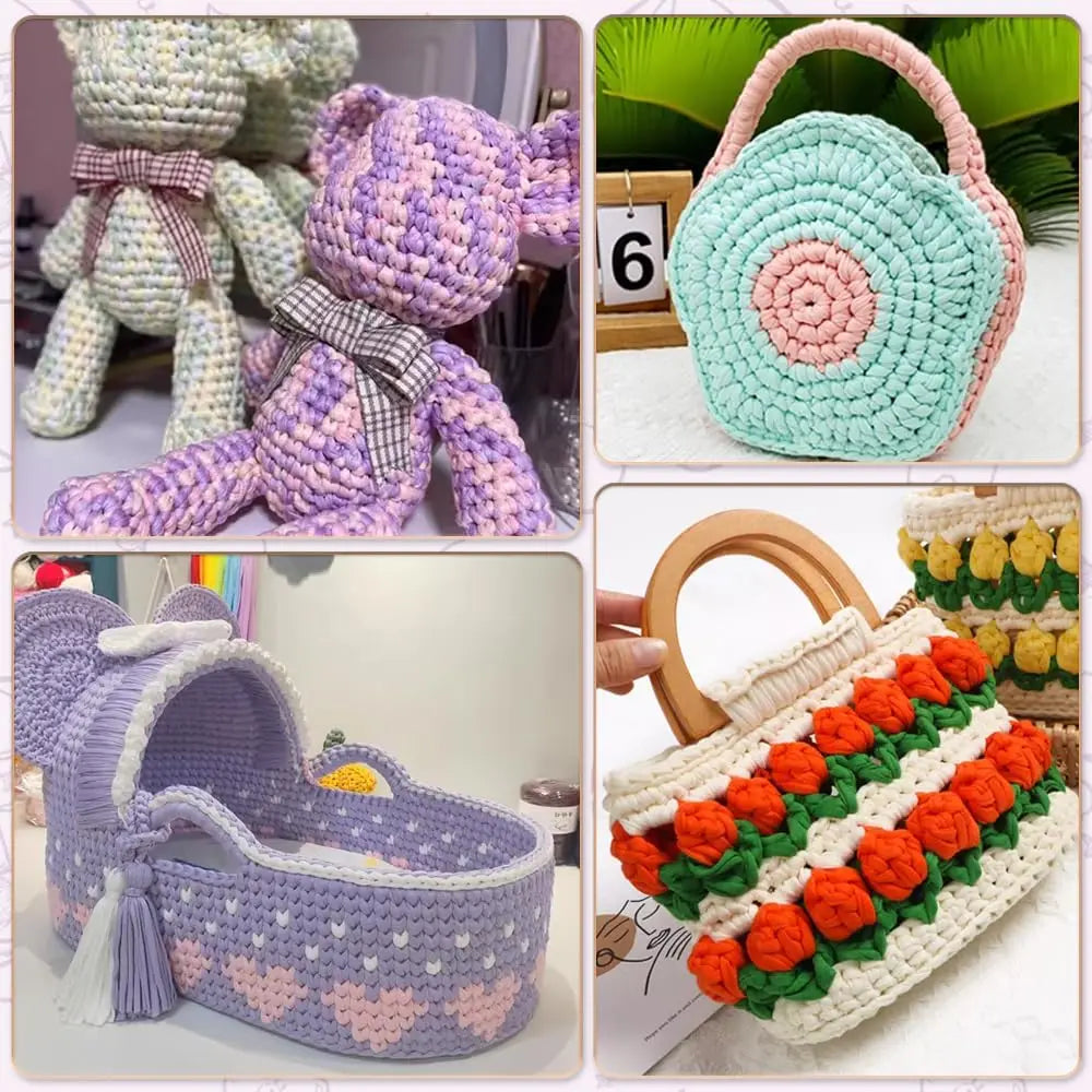 Thick Knitting Yarn for DIY Projects and Crafts - Smarsty