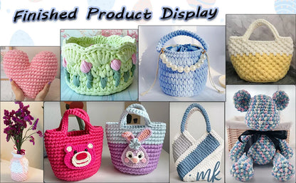 Thick Knitting Yarn for DIY Projects and Crafts - Smarsty